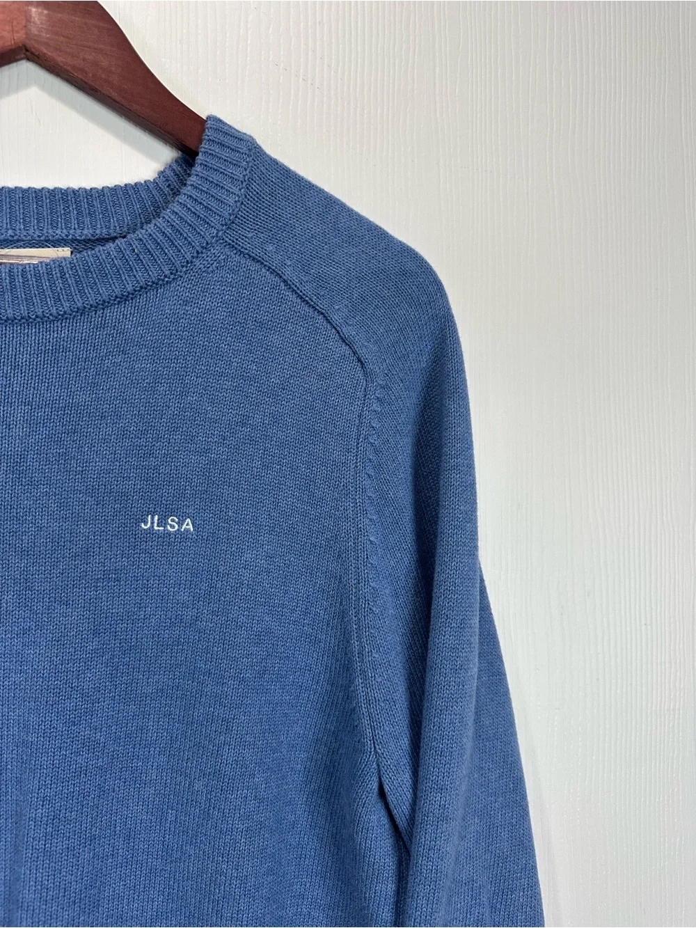 J. Crew Men's JLSA Crewneck Sweater in Slate Blue